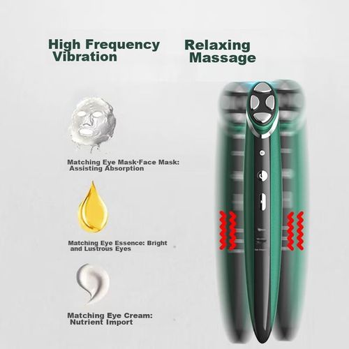 Masajeador de ojos de microcorriente Verde KONKA