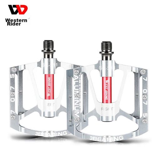 Pedales de bicicleta universal 12.3cm Gris WESTBIKING