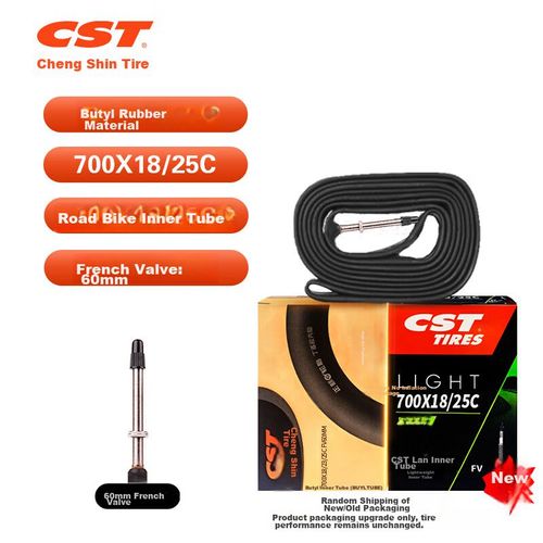 Cámara de Aire CST 700x18/23/25C Válvula Presta 60mm