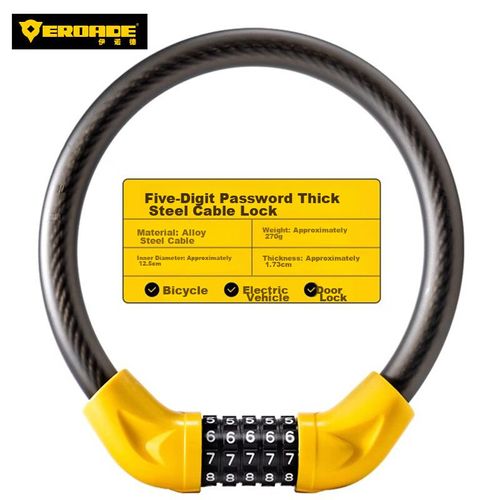 Candado Antirrobo Circular con Contraseña 1m