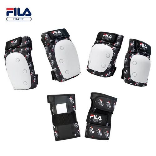 Set de protección FILA Talla S 6pzas Blanco