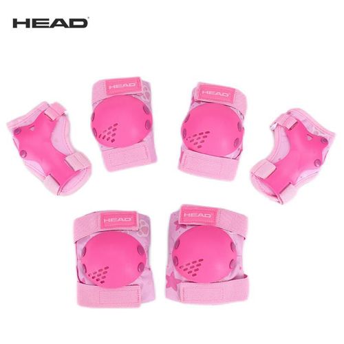 Set de protección para patinaje HEAD 6pzas Rosa