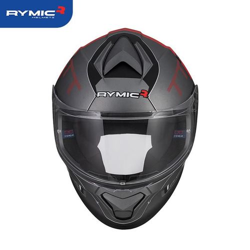 Casco de Moto Integral RYMIC R977-2 M Negro y rojo