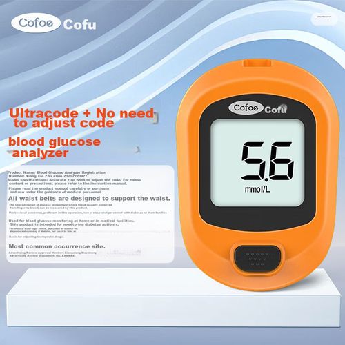 Medidor de Glucosa Cofoe con 200 tiras y 200 lancetas