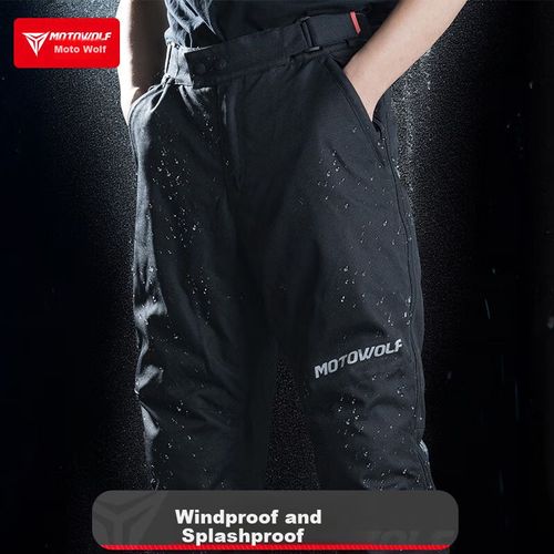 Pantalones de Motocicleta Anticaída Negro XXXG