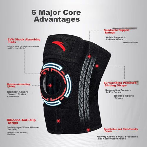 Rodilleras Anta Protección Profesional Negra