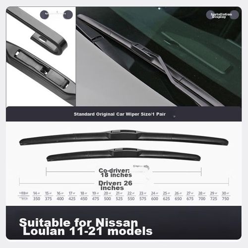 Limpiaparabrisas Paice Nissan Murano 26" + 18"