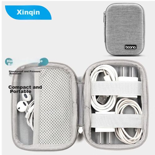 Estuche Duro Multifuncional para Cables y Accesorios 12x4x9 cm
