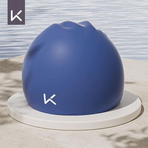 Gorro de natación Keep silicona para cabello largo con protección para oídos unisex