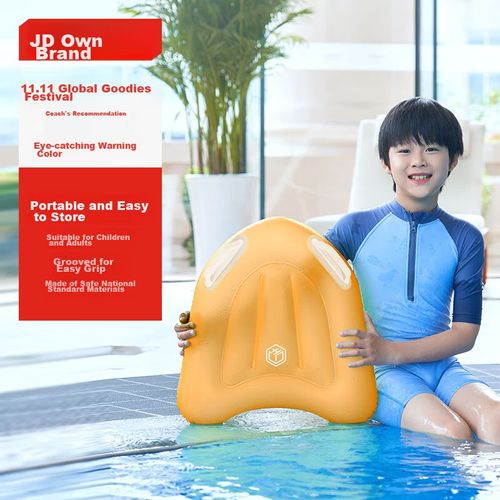 JD Flotador Inflable para Piernas Naranja y Amarillo para Principiantes