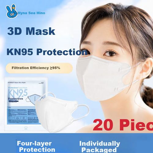 Cubrebocas Haisa Hainuo Kn95 Desechable Talla Grande Unisex