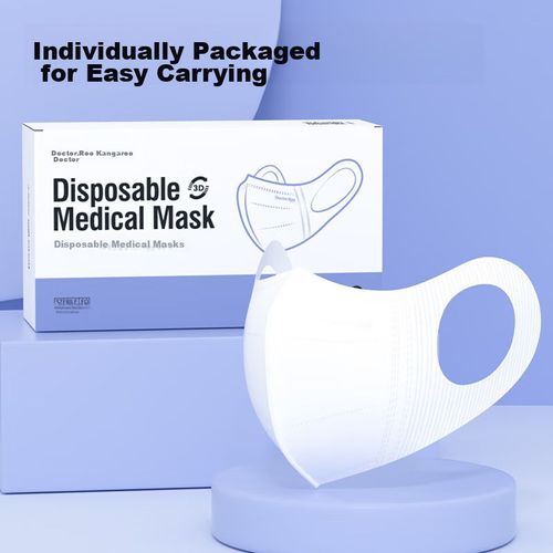 Cubrebocas Dr.Roos Doctor.Roo Blanco Talla L Desechable Unisex