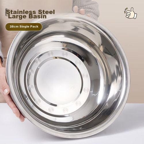 Tazón Baijie 38 Cm Acero Inoxidable