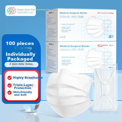 Cubrebocas Chaoya Quirúrgico Blanco 100 Piezas Unisex