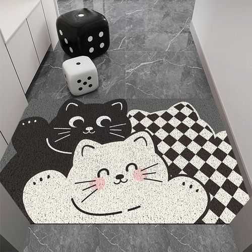 Tapete Ruilen Cartoon Pelo En Bucle Antideslizante Recortable