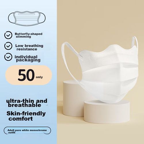 Cubrebocas Jiamu Desechable Blanco Unisex