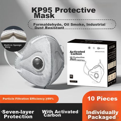 Cubrebocas Jiamei Kp95 Carbón Activado Unisex