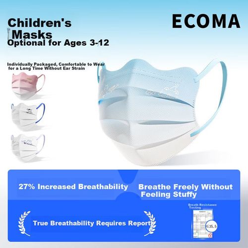 Cubrebocas Aike Medical Cloud Mask Infantil Transpirable Unisex