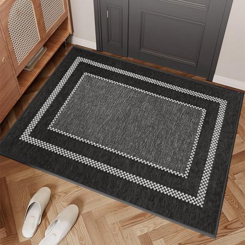 Tapete Inkfish Jacquard Gris Oscuro 80X120 Cm