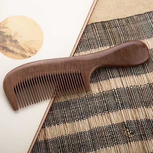 Peine Melodía Púrpura Aromática M-12 madera sitán dientes finos