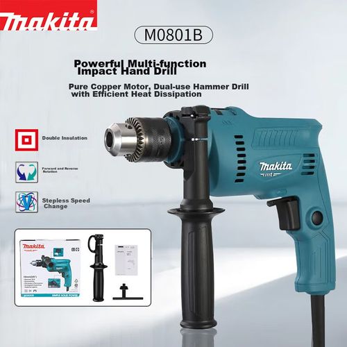 Taladro Eléctrico Makita M0801B 500W 220V