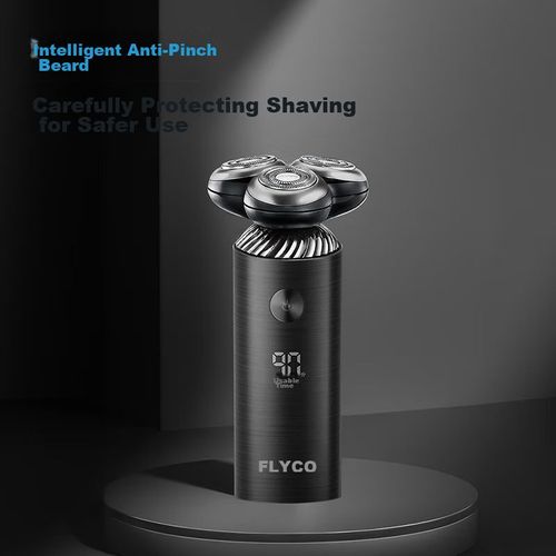 Afeitadora Eléctrica Flyco Fs966 Rotativa Dual Seco Mojado Hombre