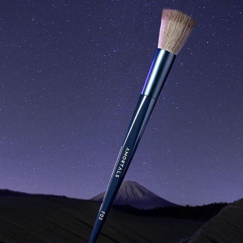 Set De Brochas De Maquillaje Amortals Galaxy Para Rubor Viaje Modelo F03