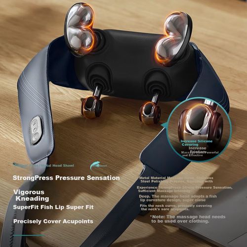 Masajeador Philips 5203N 2 Modos Terapia Calor Cuello Y Hombros