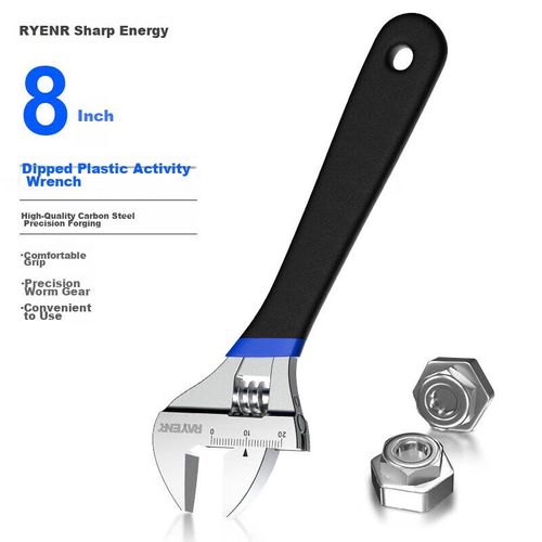 Llave Ajustable Rayenr 8 Pulgadas Recubrimiento Por Inmersión