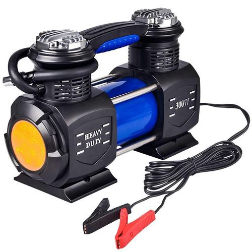 Bomba de aire Jiaxide, Metal, Doble cilindro, 300W