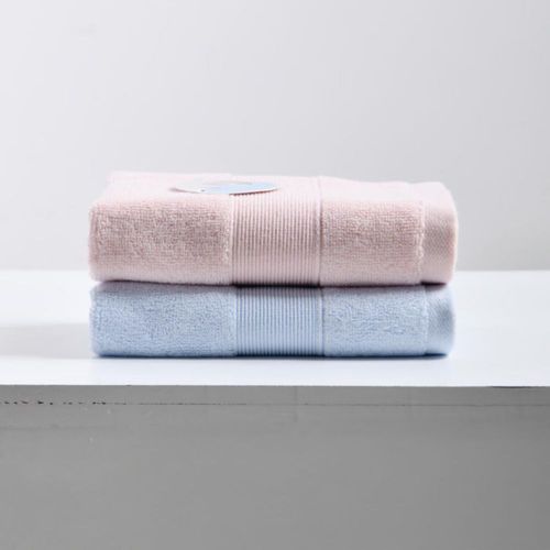 Toalla Yaguang Zichen 32X32Cm Algodón Rosa Y Azul 2Pzas