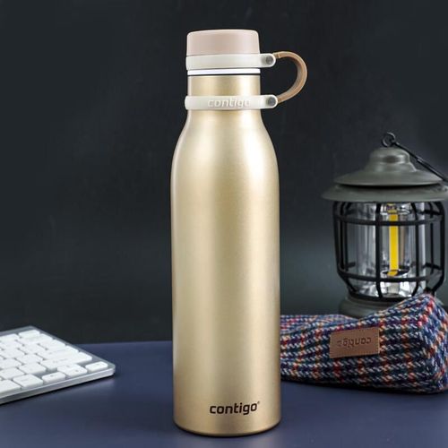Botella Deportiva Contigo Kangdike Dorado 0.6 Litros
