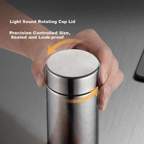 Termo Titanio Puro Plateado 0.2 Litros Unisex