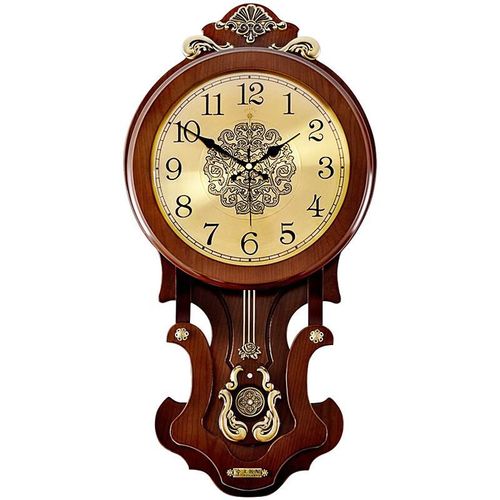 Reloj De Pared Polaris Vintage Madera 62 Cm