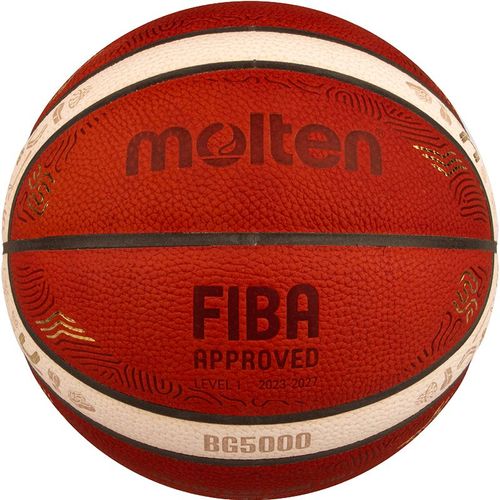 Balón De Básquetbol Molten B7G5000-E5Z Cuero Auténtico Número 7