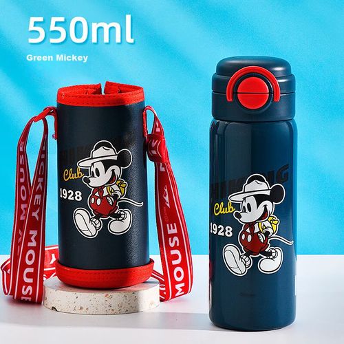 Botella Disney Doble Tapa Acero Inoxidable 550 ml Infantil