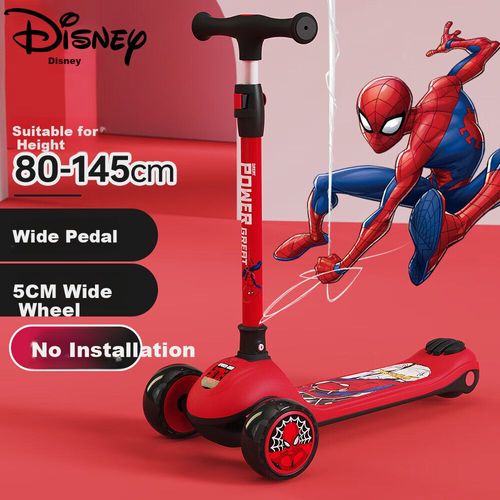 Scooter Disney Spider-Man infantil luces ruedas anchas