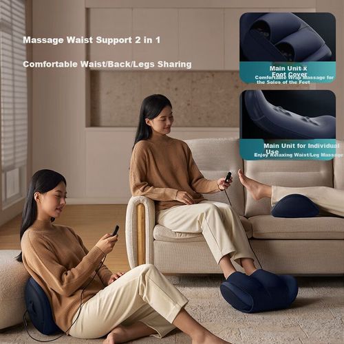 Masajeador Multifuncional Philips Con Rodillo Doble Y Calor Terapéutico