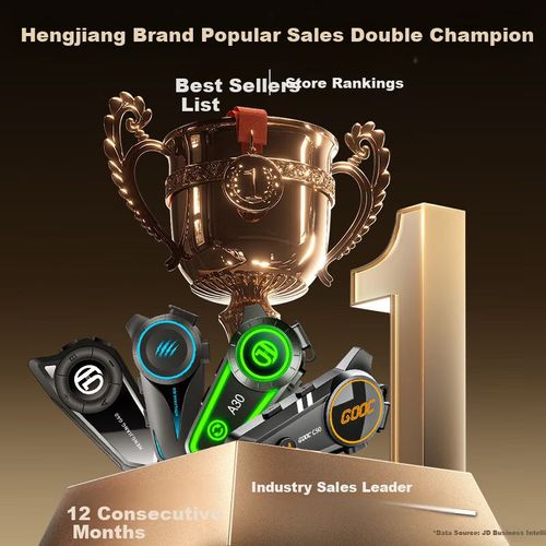 Audífonos Bluetooth Hengjiang A30 para Casco Batería 45h Impermeable