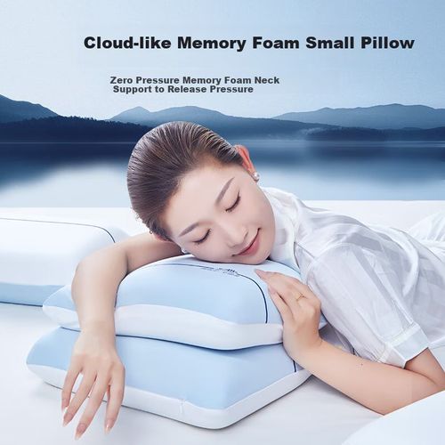 Cojín Aeromax Cloud espuma viscoelástica 37x25x10 cm azul hielo para oficina y sofá