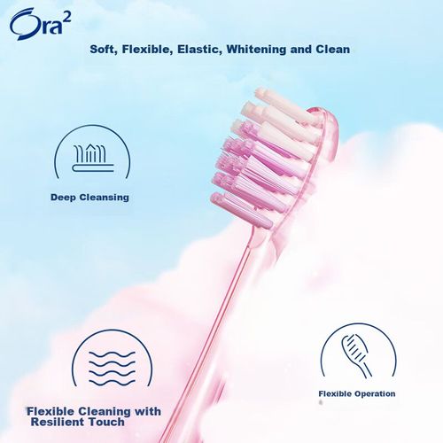Cepillo de dientes Ora2 cerdas medianas cabezal pequeño color surtido