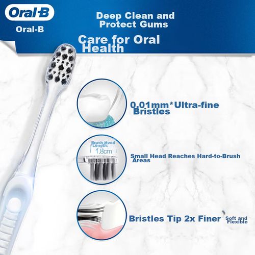 Cepillo de dientes Oral-B Microplata cerdas ultrafinas 2 piezas