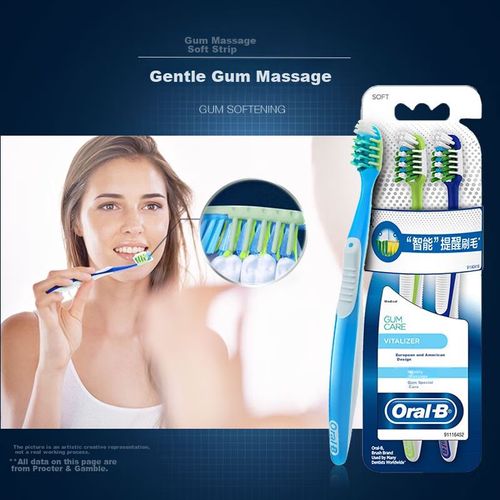 Cepillo de dientes Oral-B cerdas suaves cabezal pequeño 2 piezas colores surtidos