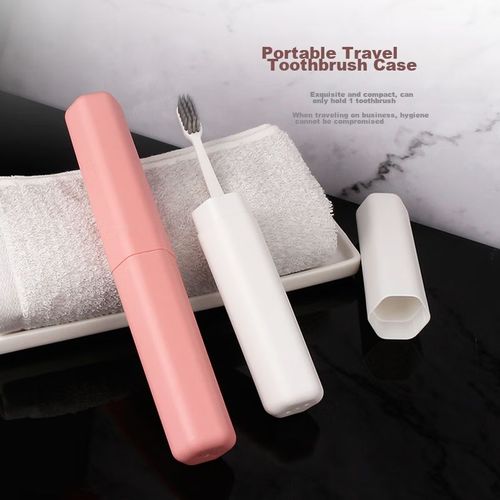 Cepillo de dientes Magic Toothbrush cerdas suaves portátil 205 mm rosa