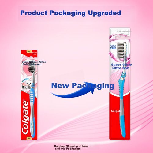 Cepillo de dientes Colgate suave carbón activado paquete 3 piezas