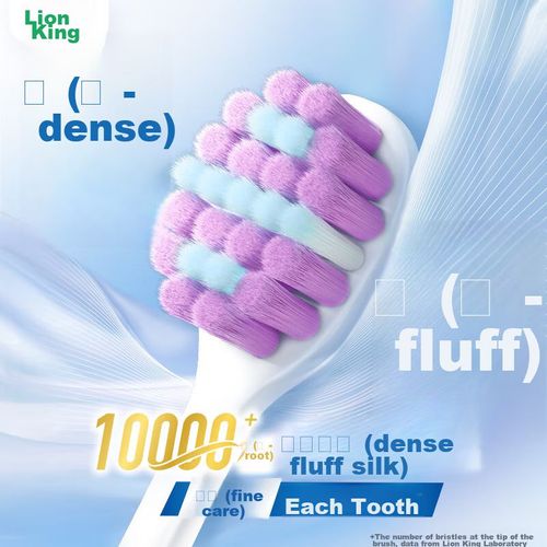 Cepillo de dientes Lion cerdas ultra finas espiral adulto