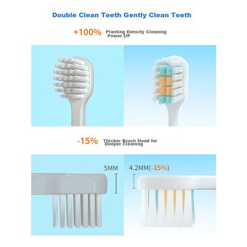 Cepillo de dientes Sweetrip cerdas suaves niños 6-12 años paquete 4 piezas