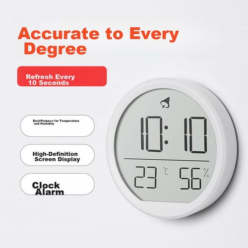 Reloj termómetro Compas modelo 2303 blanco multifuncional