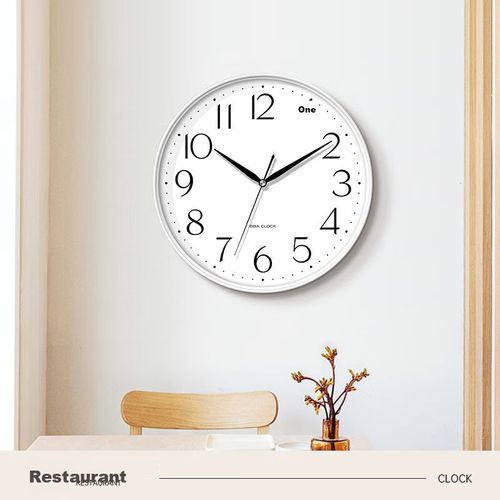 Reloj de pared BBA cuarzo 30 cm blanco