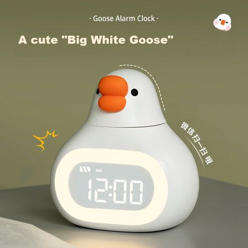 Reloj despertador MaShi electrónico Bluetooth C18 11.5 cm blanco/amarillo